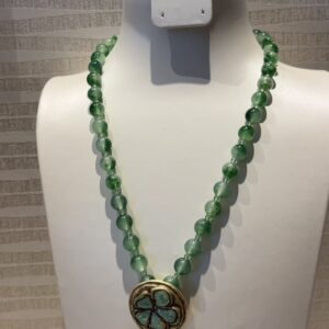 18k gold plated vitage heart pedent necklace
